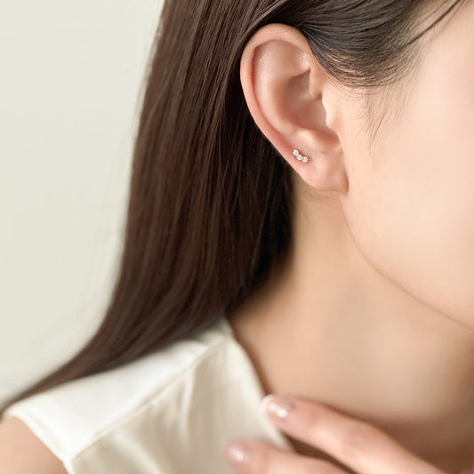 Arc Stud Earrings