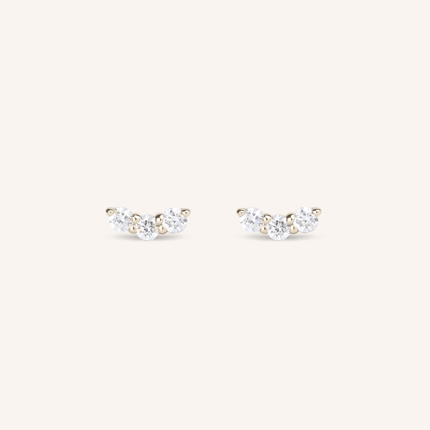 Arc Stud Earrings