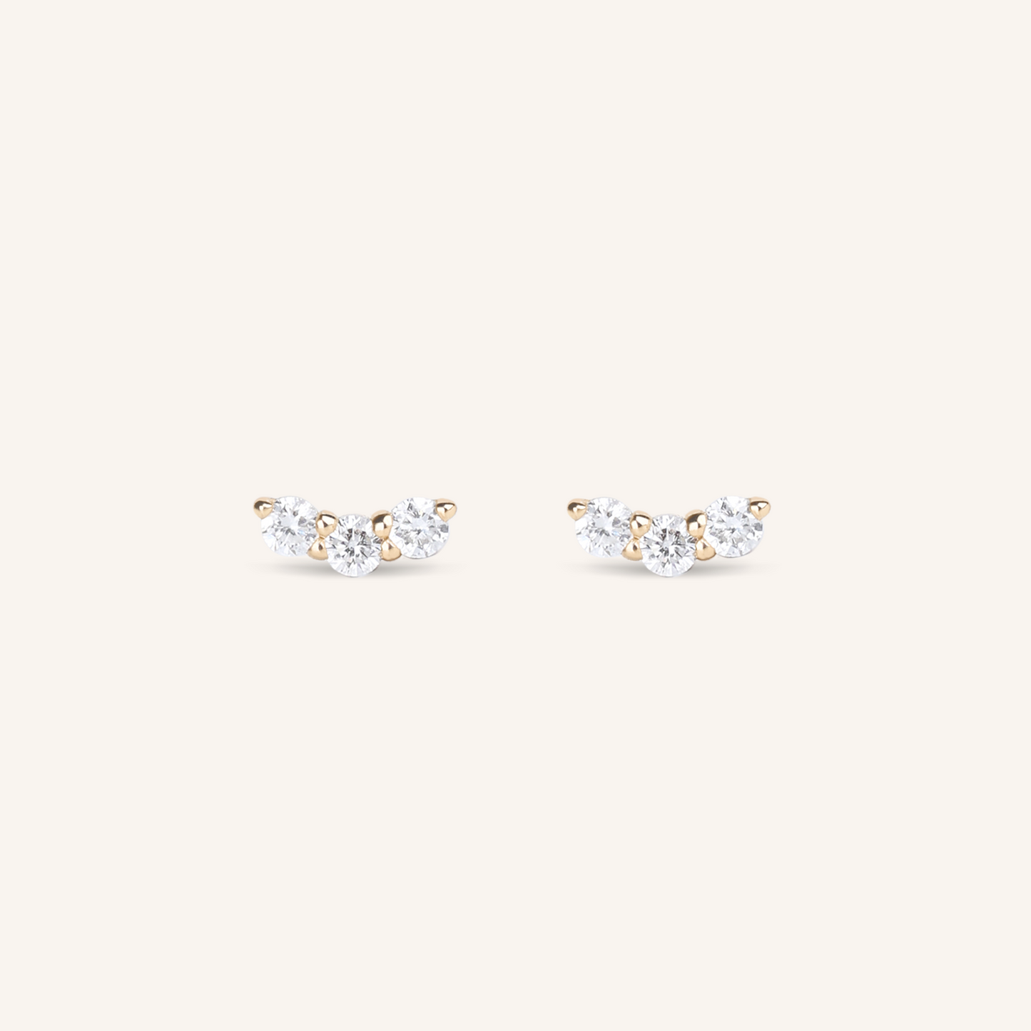 Arc Stud Earrings