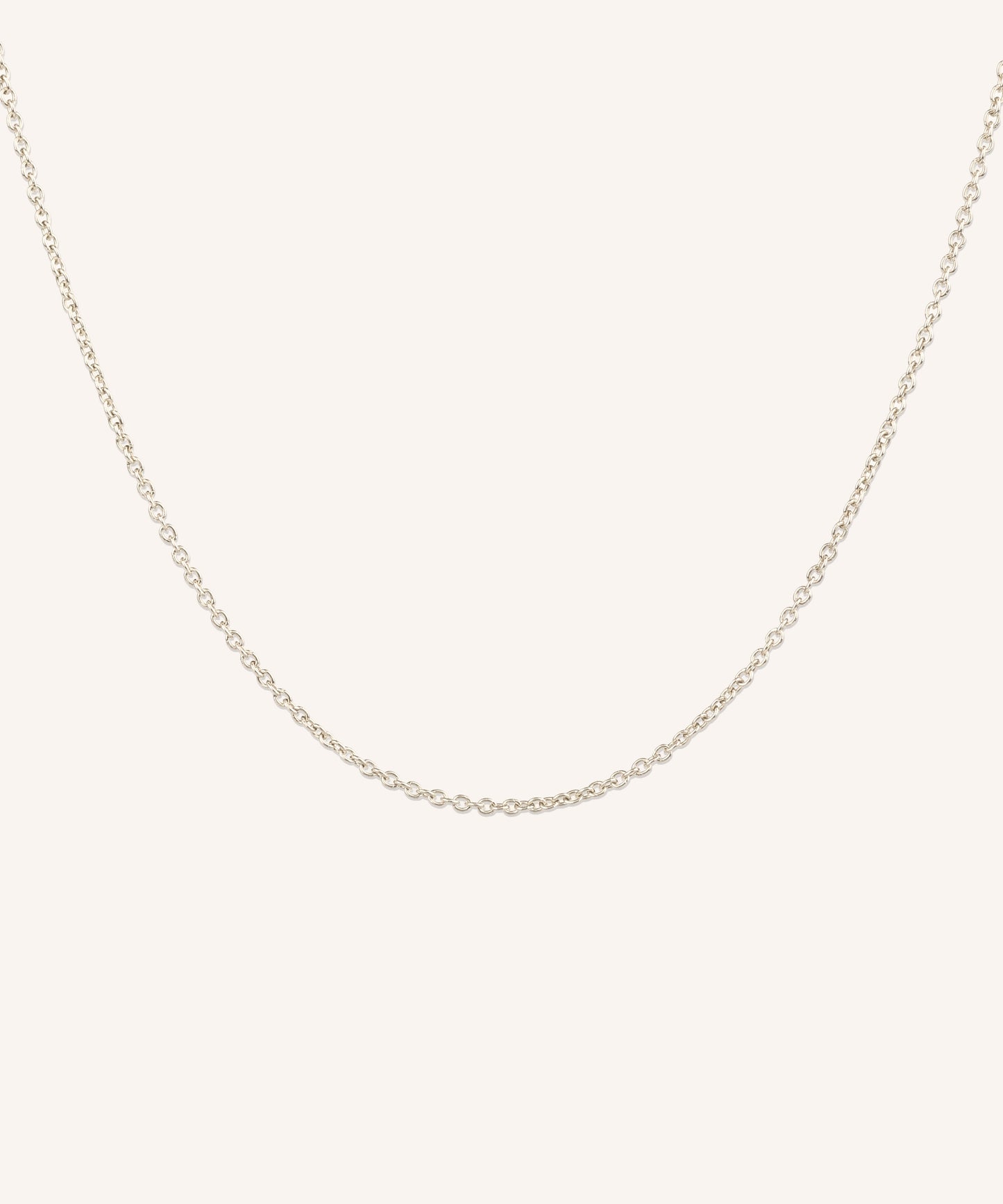 Cable Chain Necklace, 1.5mm