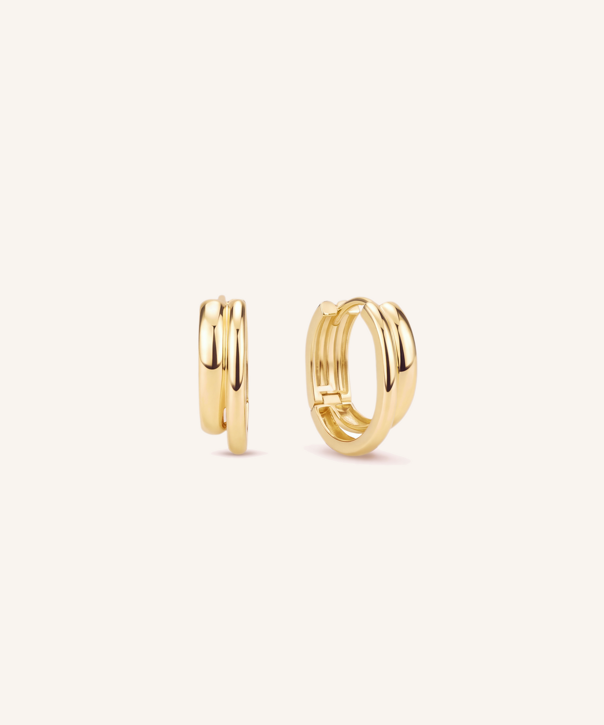 Double Band Hoop Earrings