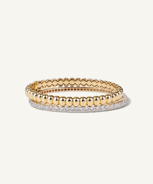 Yellow Gold | Pillow Bangle, detail 1