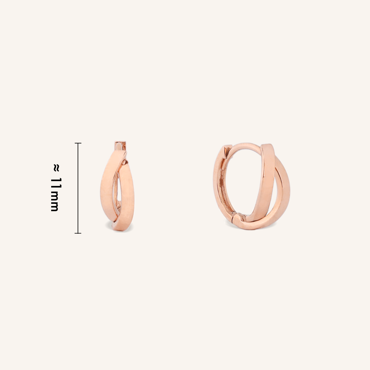 Twist Hoop Earrings