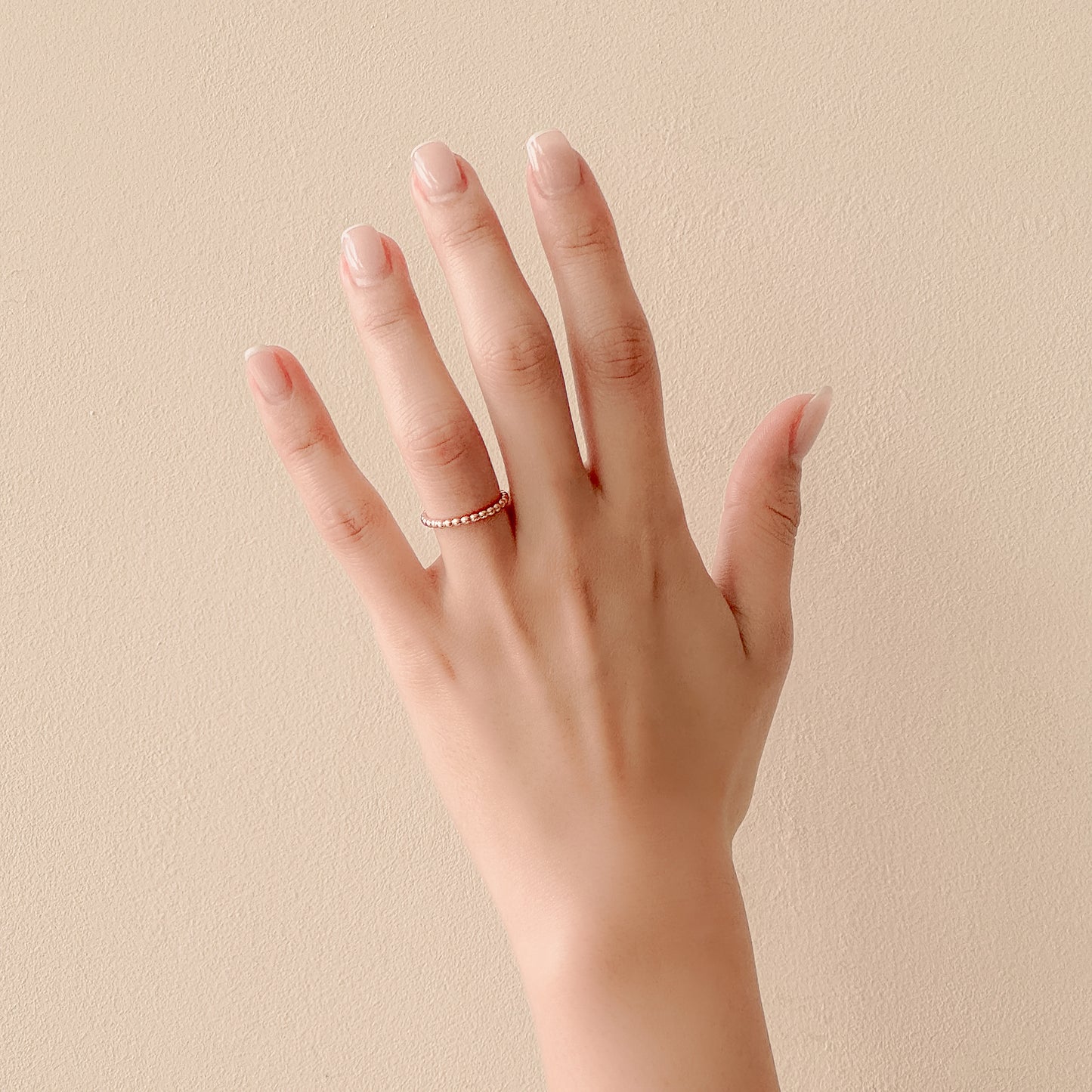 Beaded Ring, 2mm