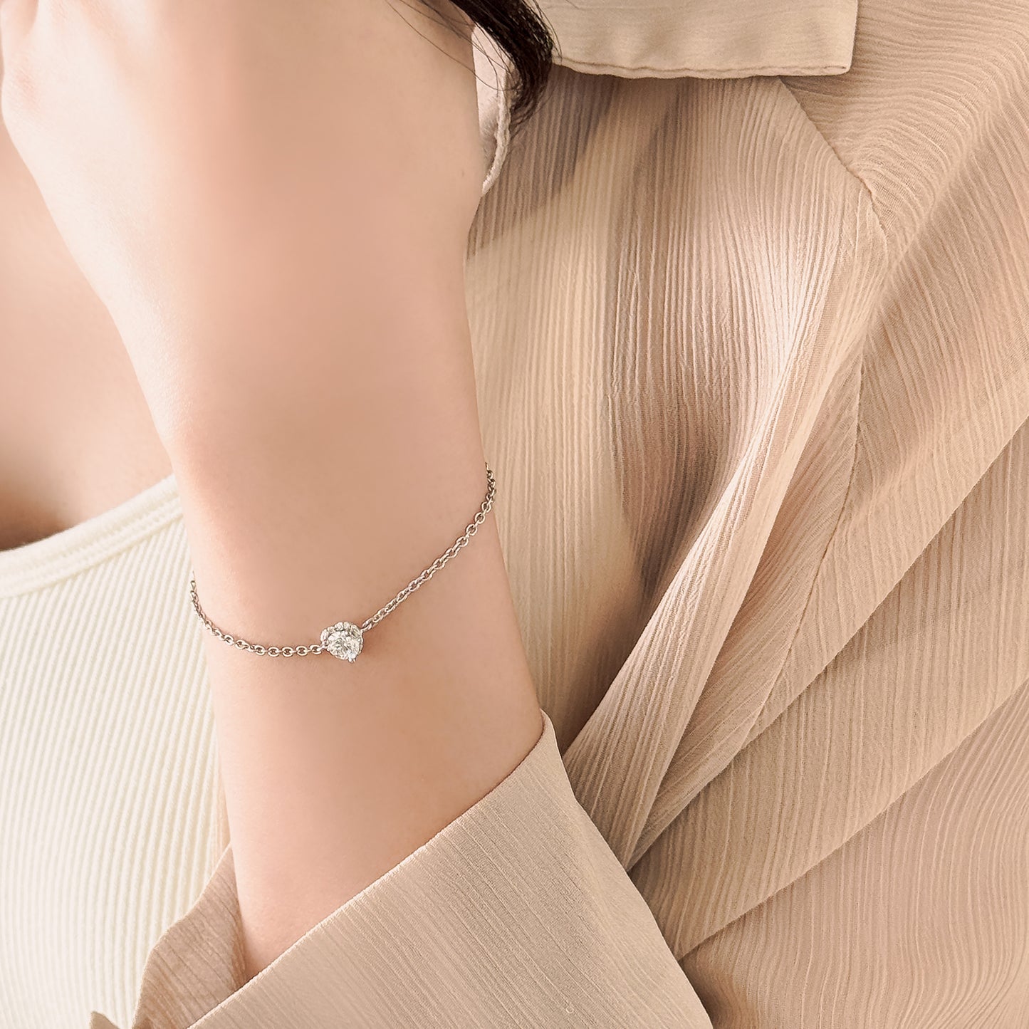 Heart Halo Bracelet
