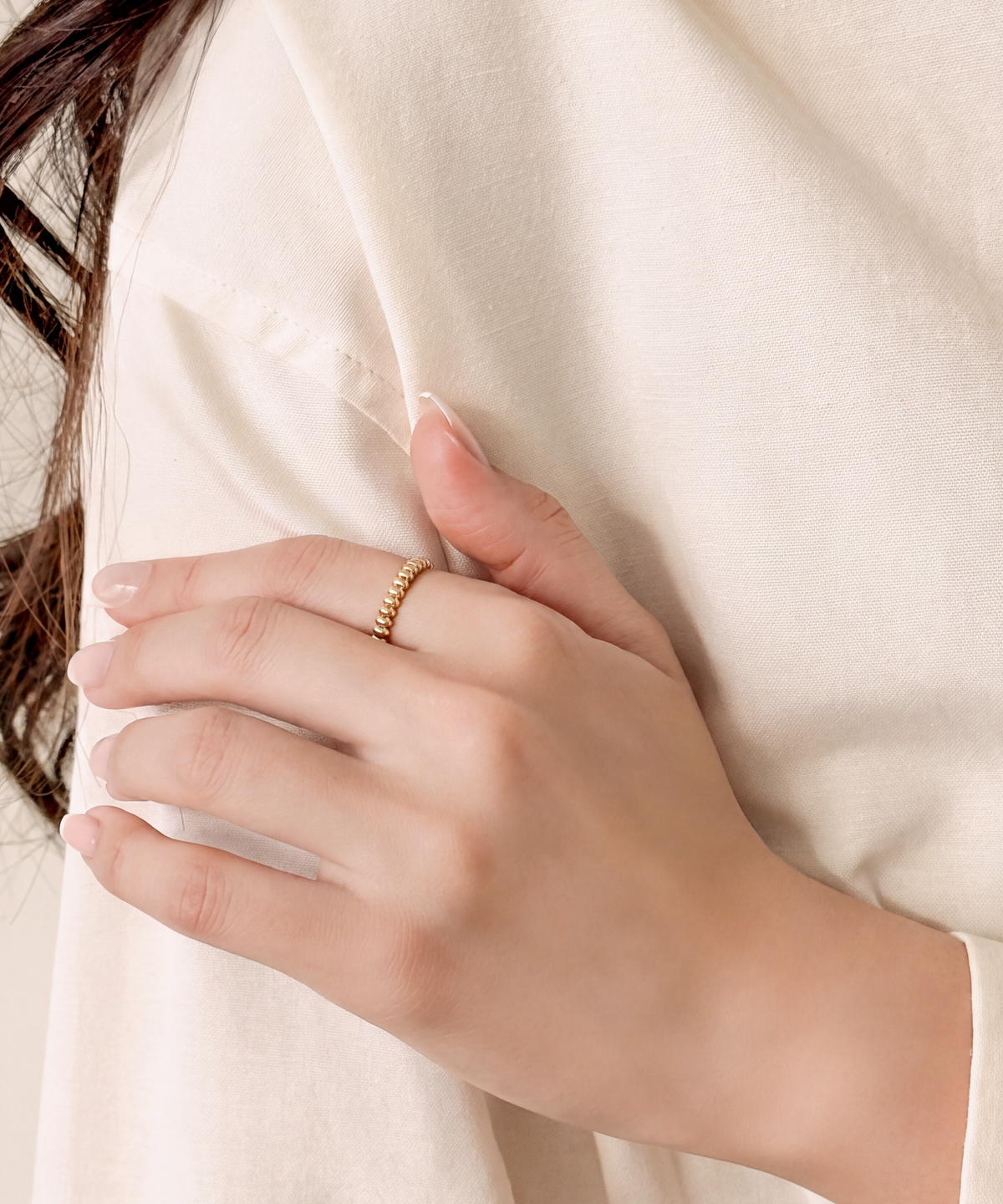 Puffy Ribbed Ring