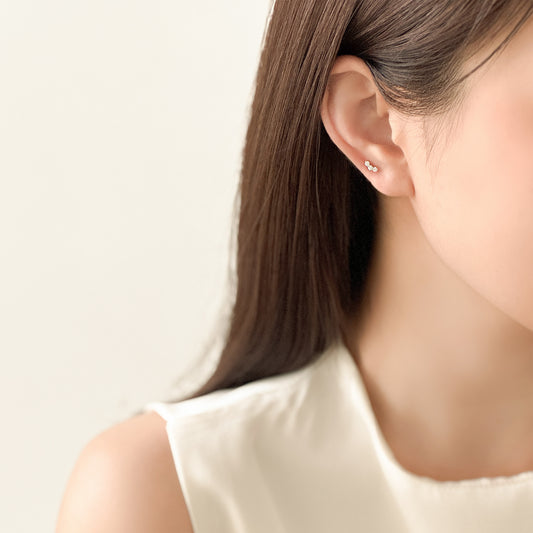 Arc Stud Earrings