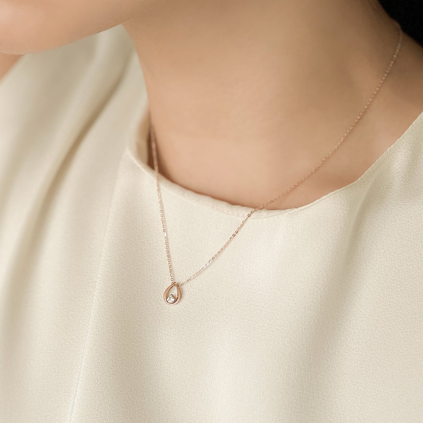 Luminous Drop Necklace