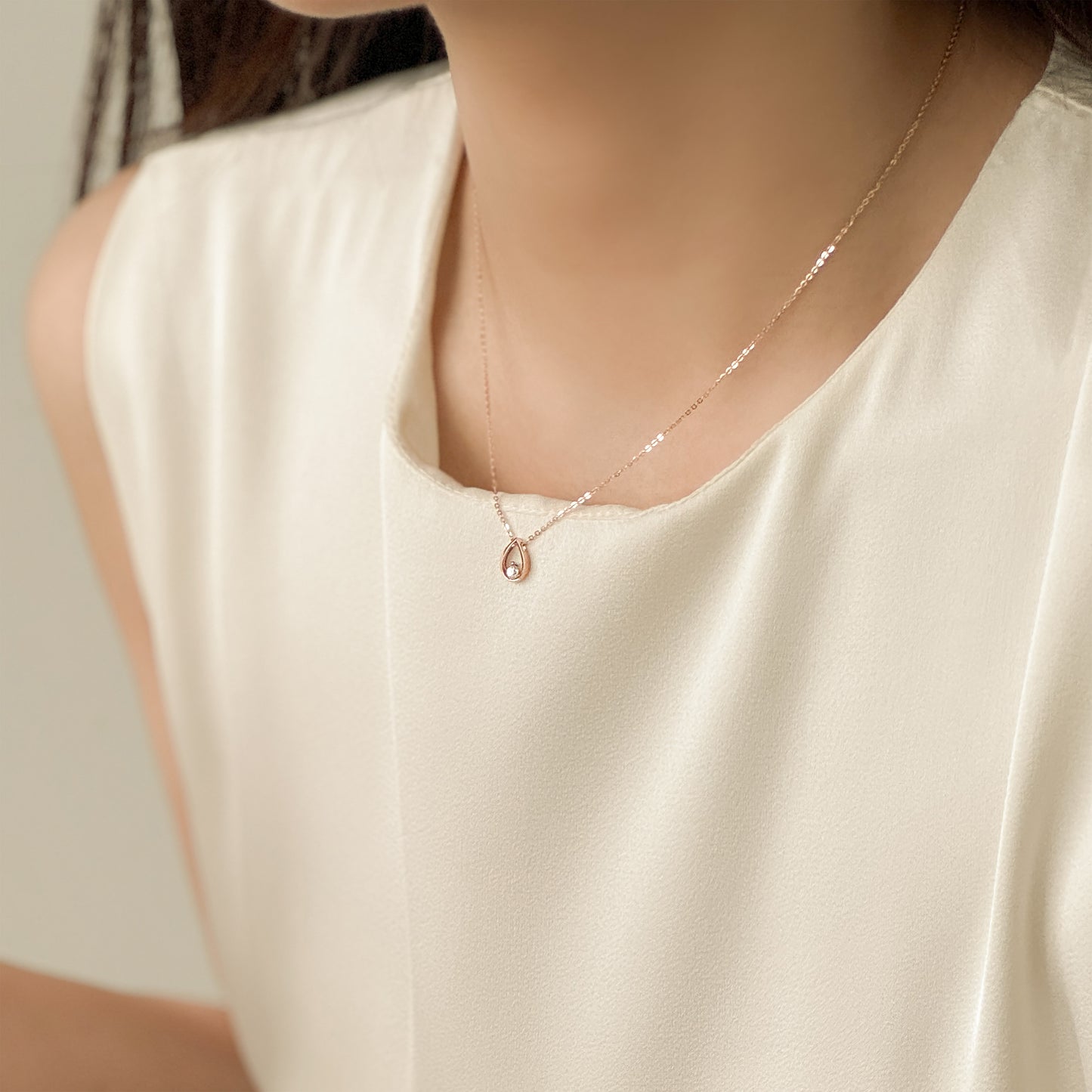Luminous Drop Necklace