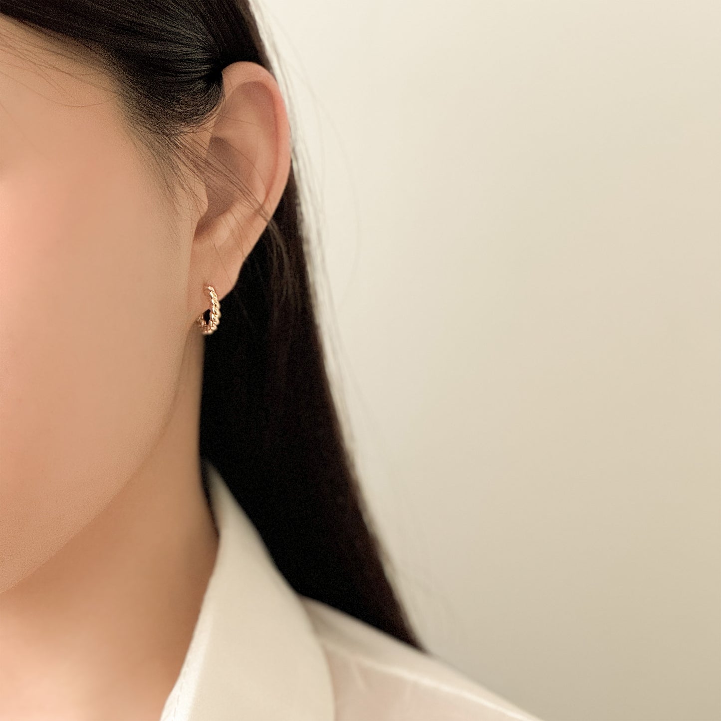 Brioche Hoop Earrings