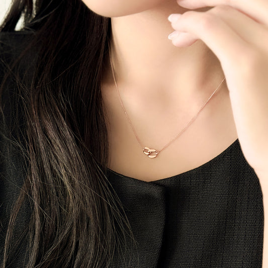 Interlock Oval Necklace