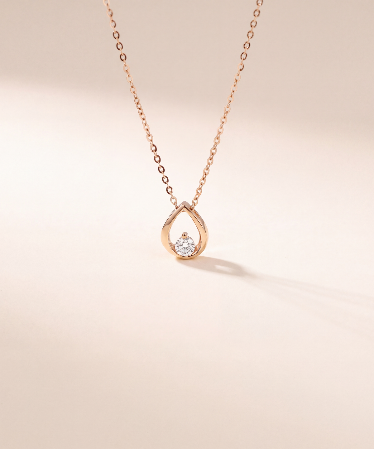 Flat Band Drop Necklace