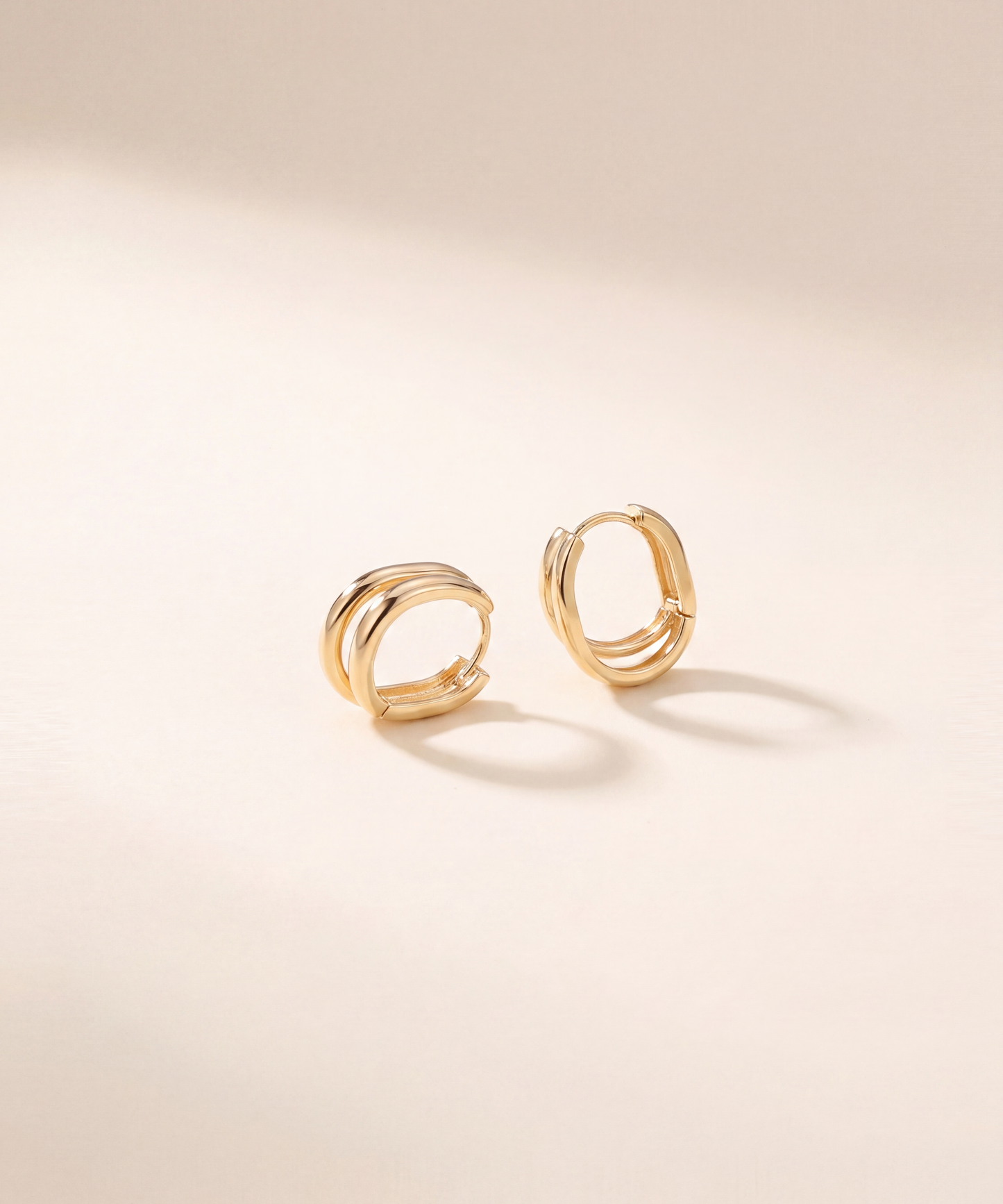 Double Band Hoop Earrings