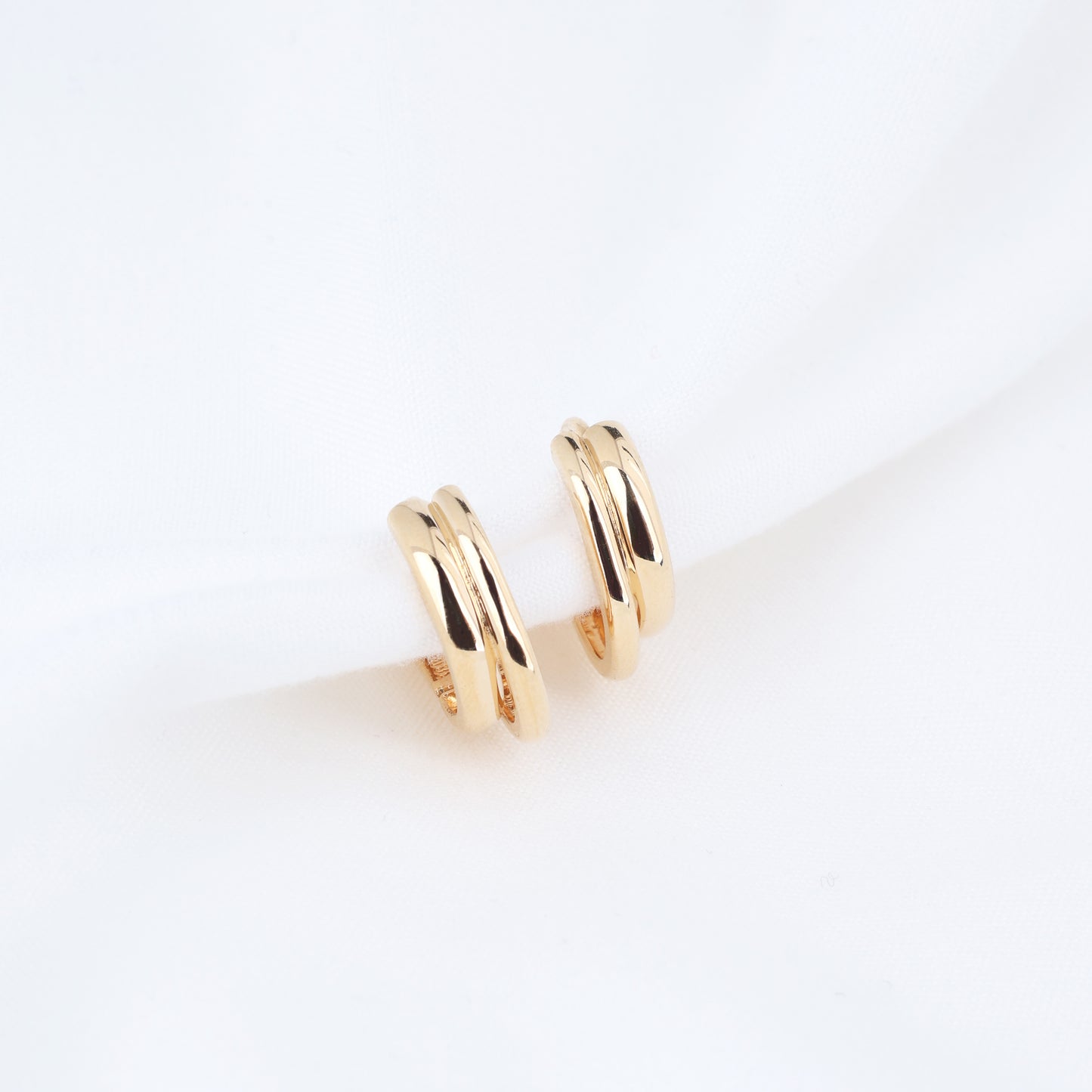 Double Band Hoop Earrings