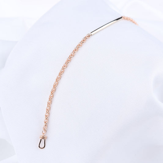 Two-Tone Double Link Bracelet