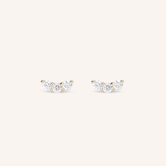 Arc Stud Earrings