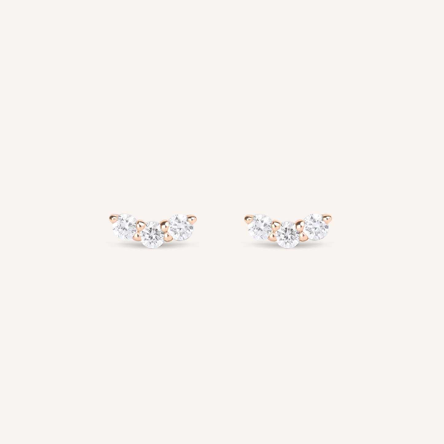 Arc Stud Earrings