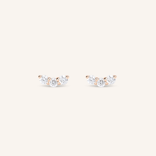 Arc Stud Earrings