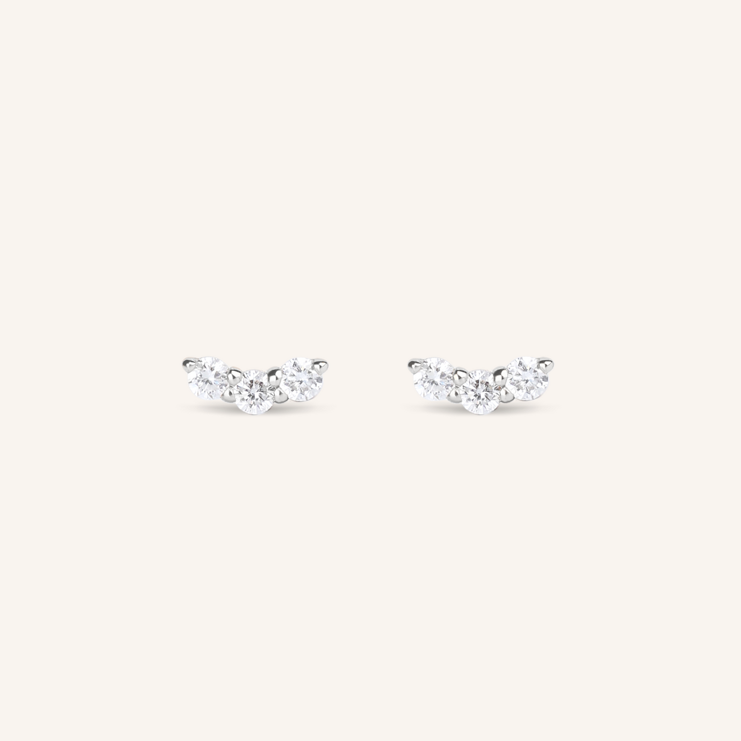 Arc Stud Earrings