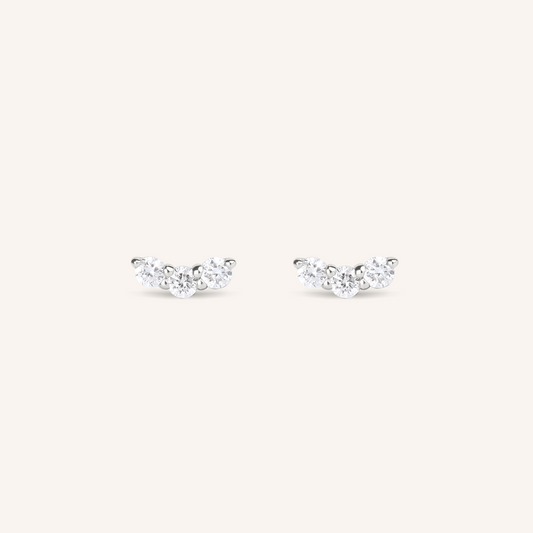 Arc Stud Earrings