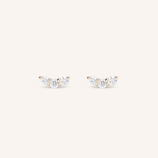 Arc Stud Earrings