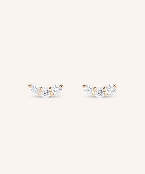 Arc Stud Earrings