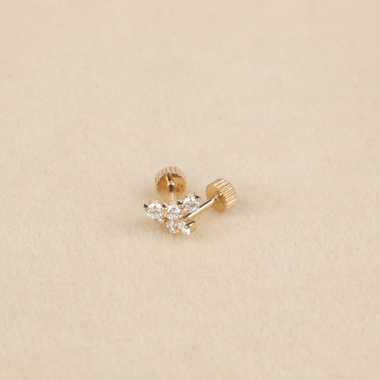 Arc Stud Earrings