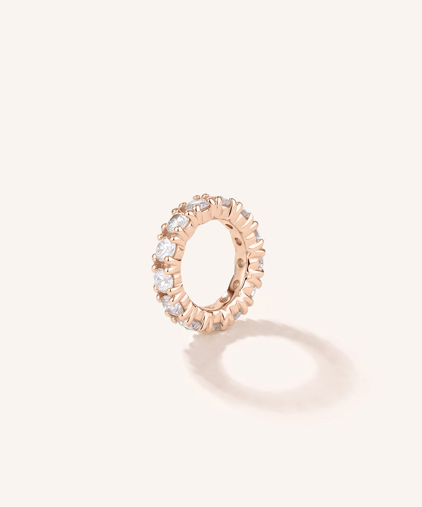 Canelé & Eternity Diamond Necklace