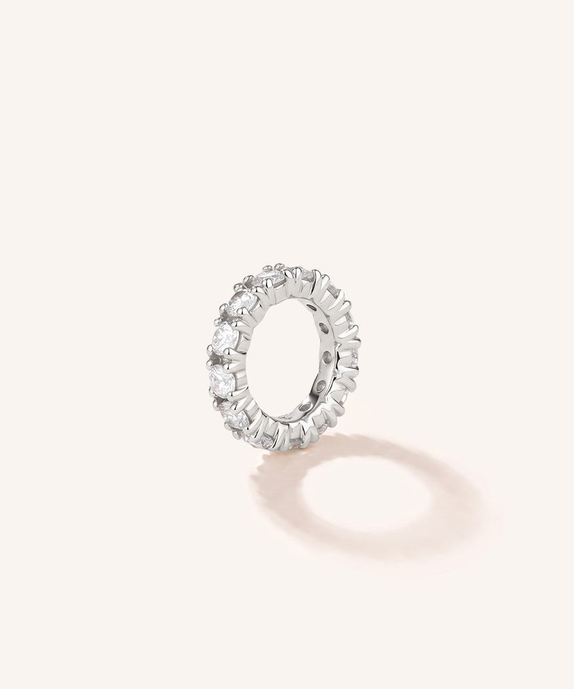 Canelé & Eternity Diamond Necklace