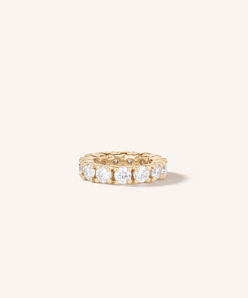 Canelé & Eternity Diamond Necklace