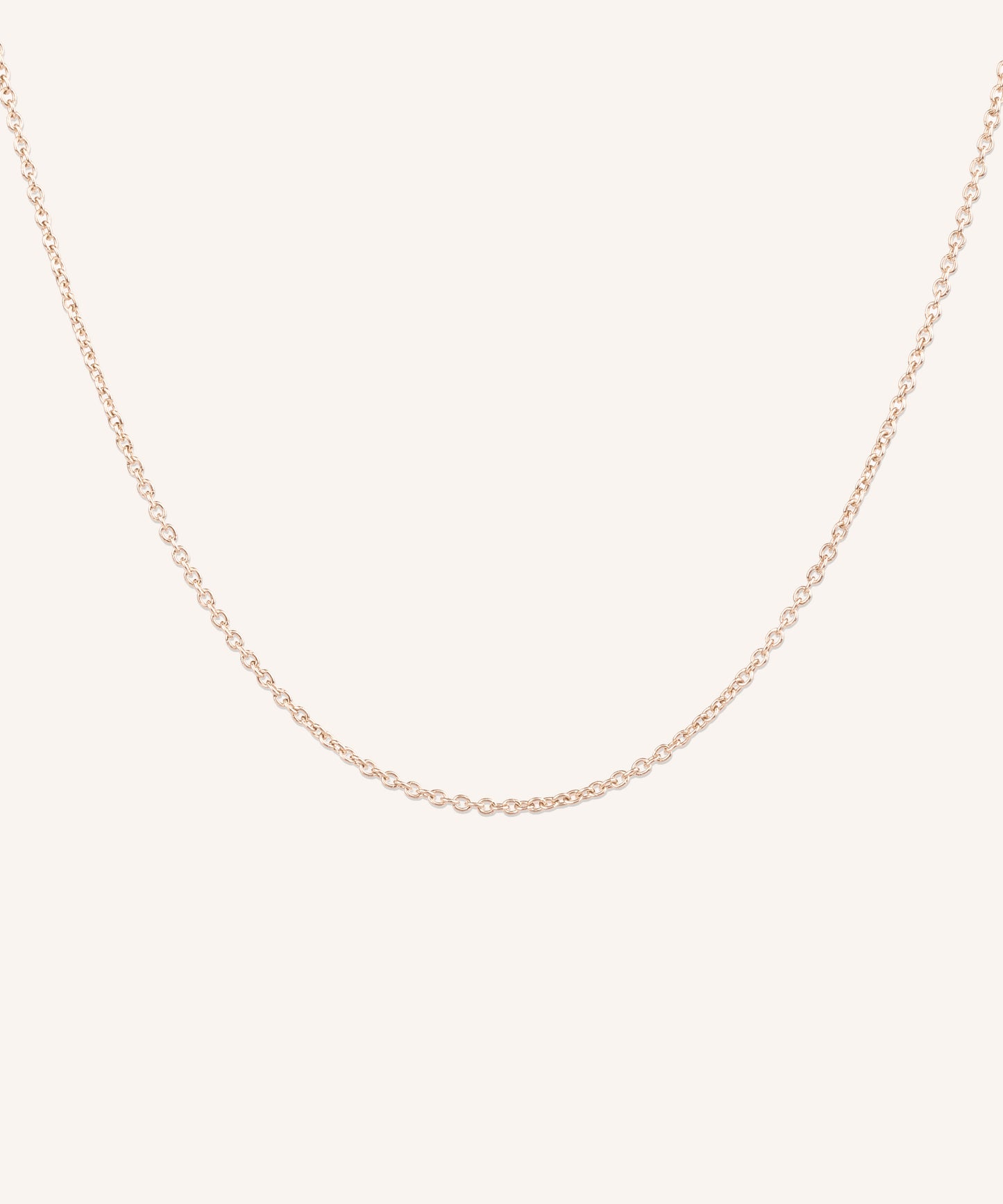 Cable Chain Necklace, 1.5mm