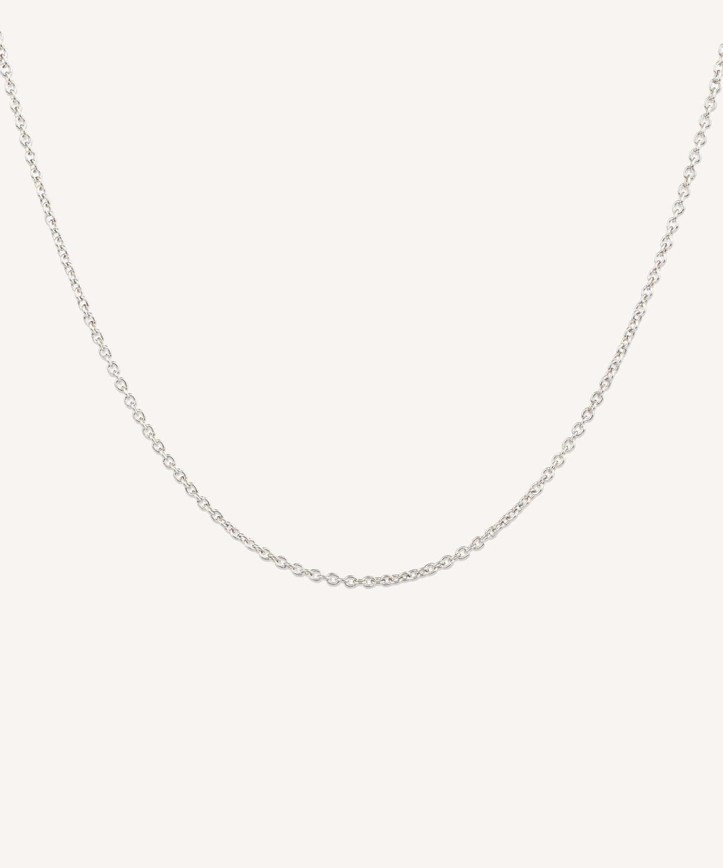 Cable Chain Necklace, 1.5mm