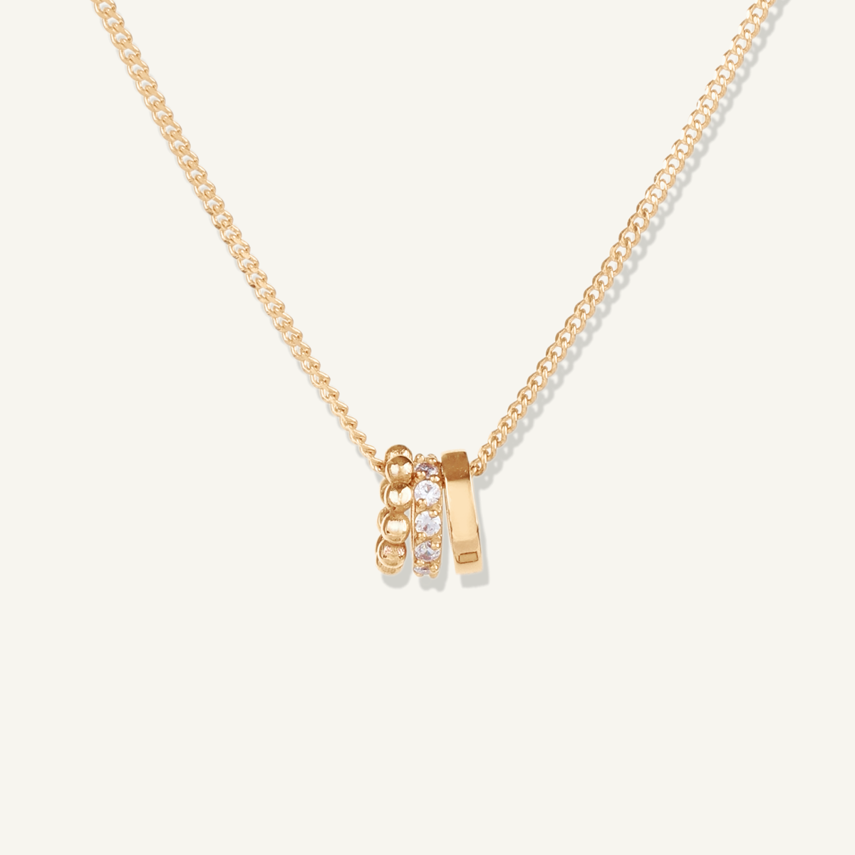 Trio Gleam Necklace