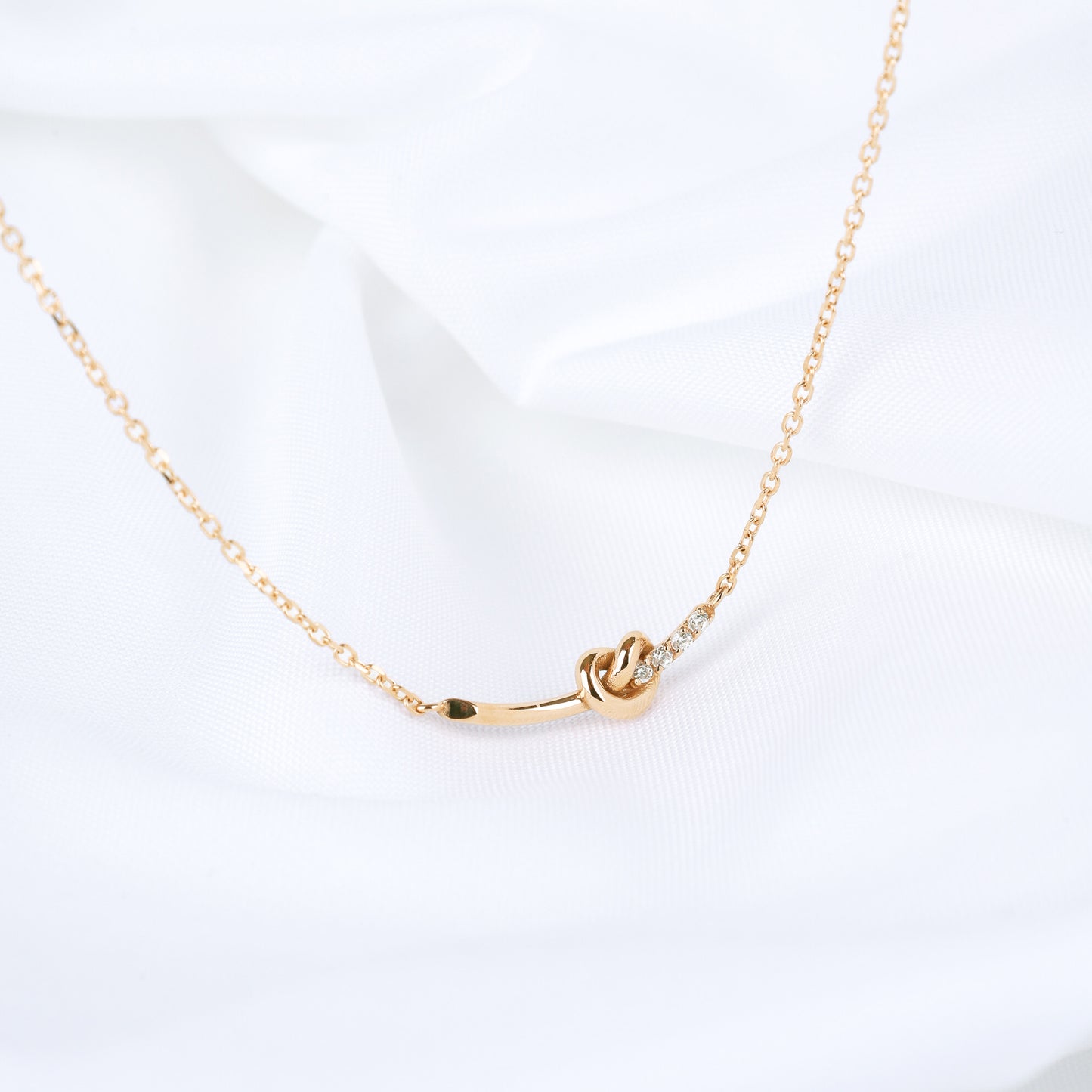 Heart Pretzel Necklace