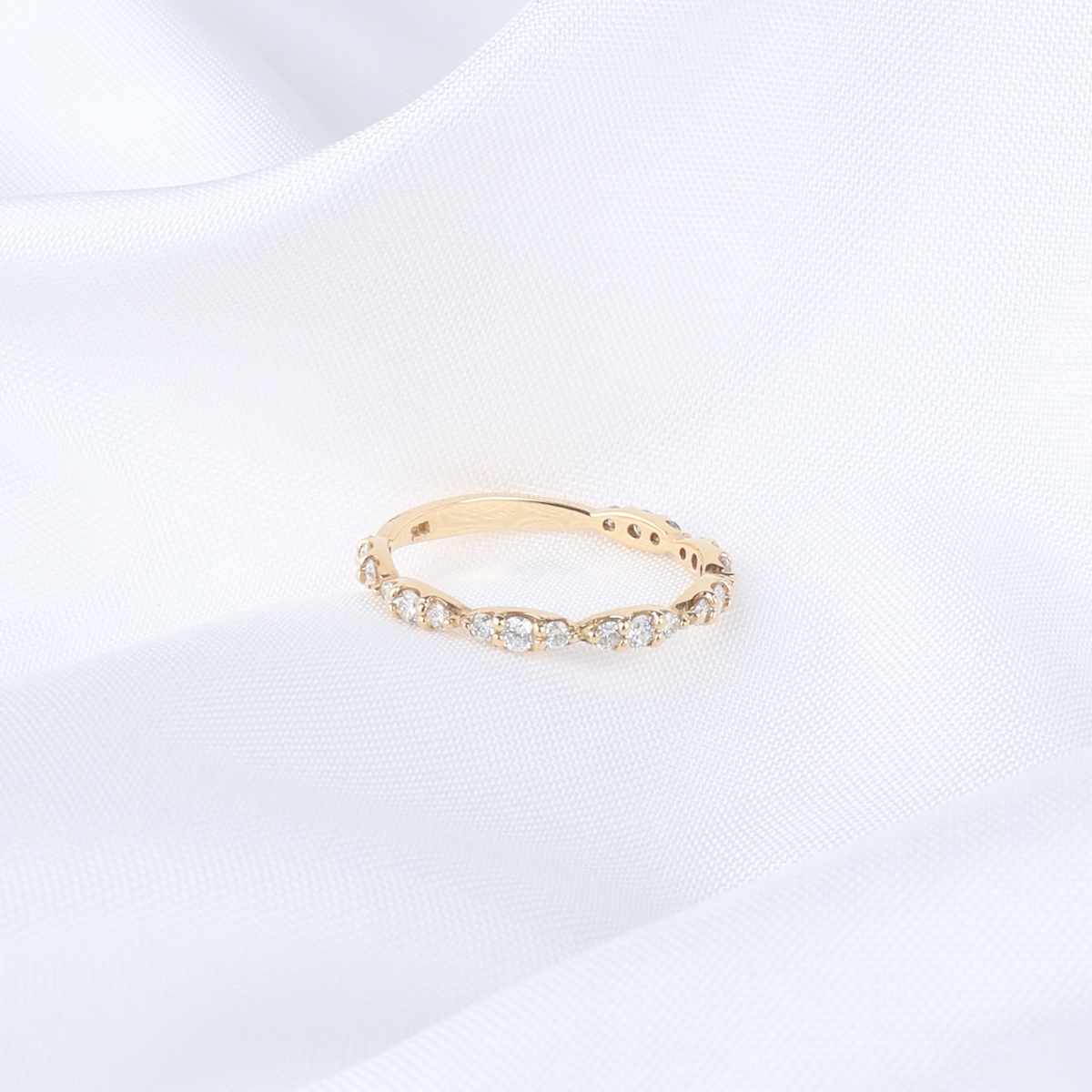 Lab Grown Diamond Marquise Half Eternity Band