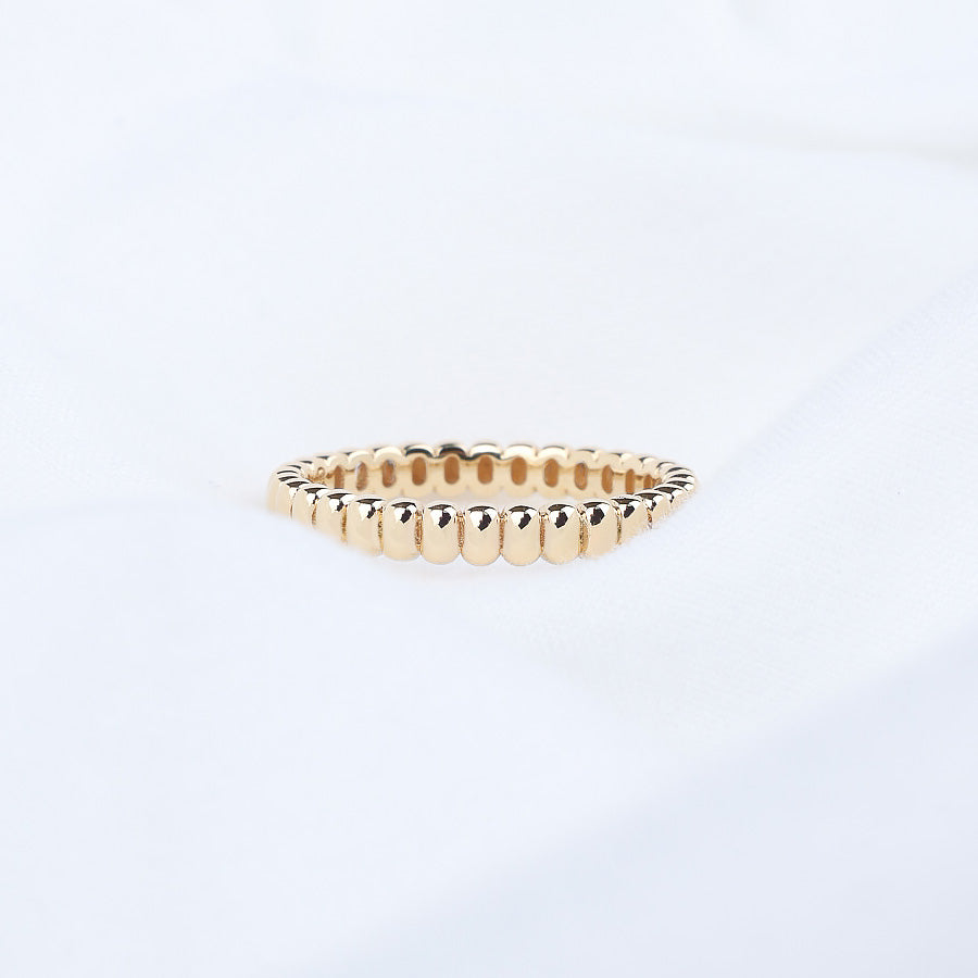Puffy Ribbed Ring