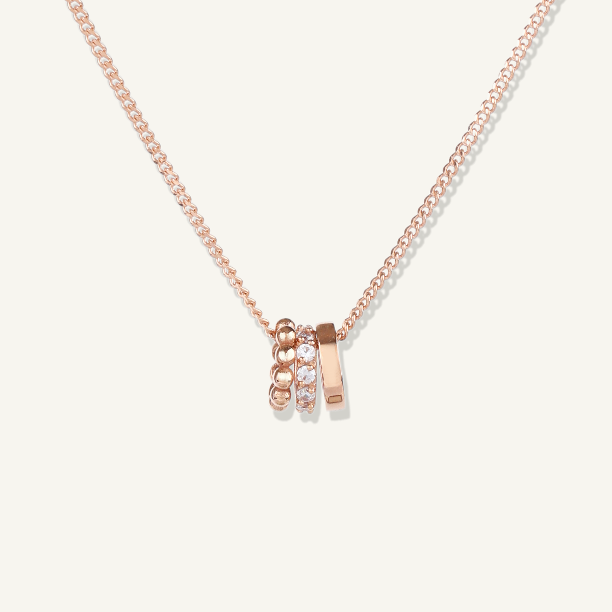 Trio Gleam Necklace