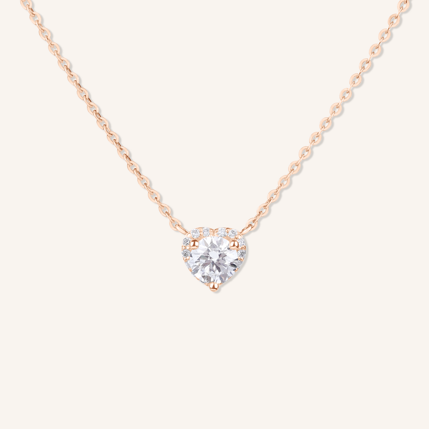 Heart Halo Necklace