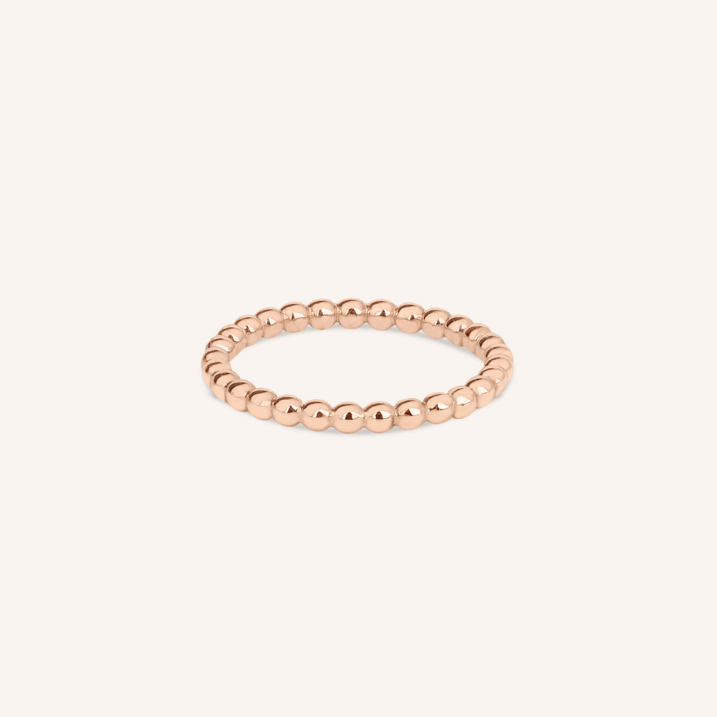 Beaded Ring, 2mm