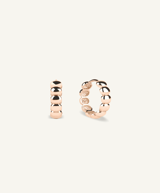 Pebble Hoop Earrings