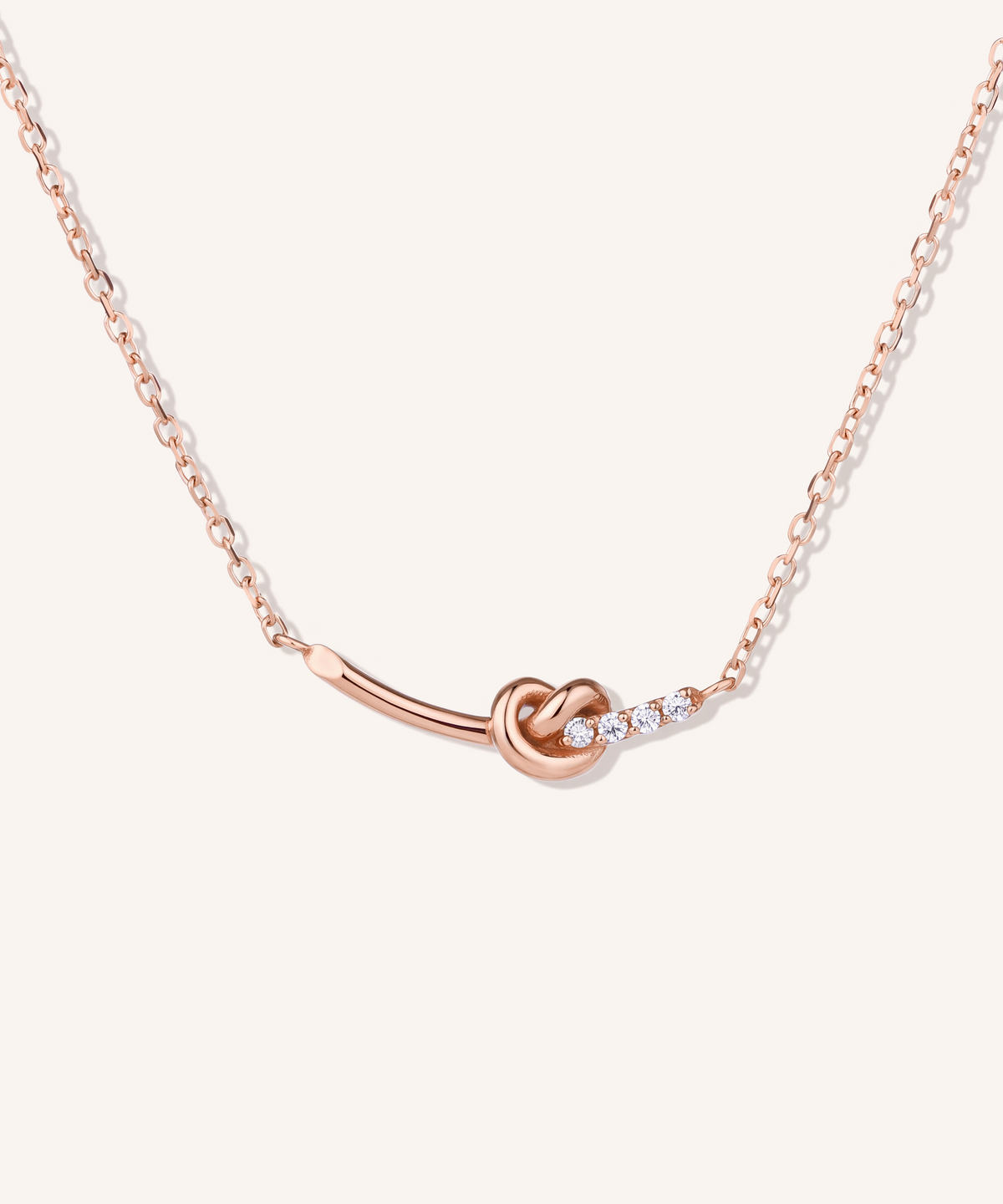 Heart Pretzel Necklace