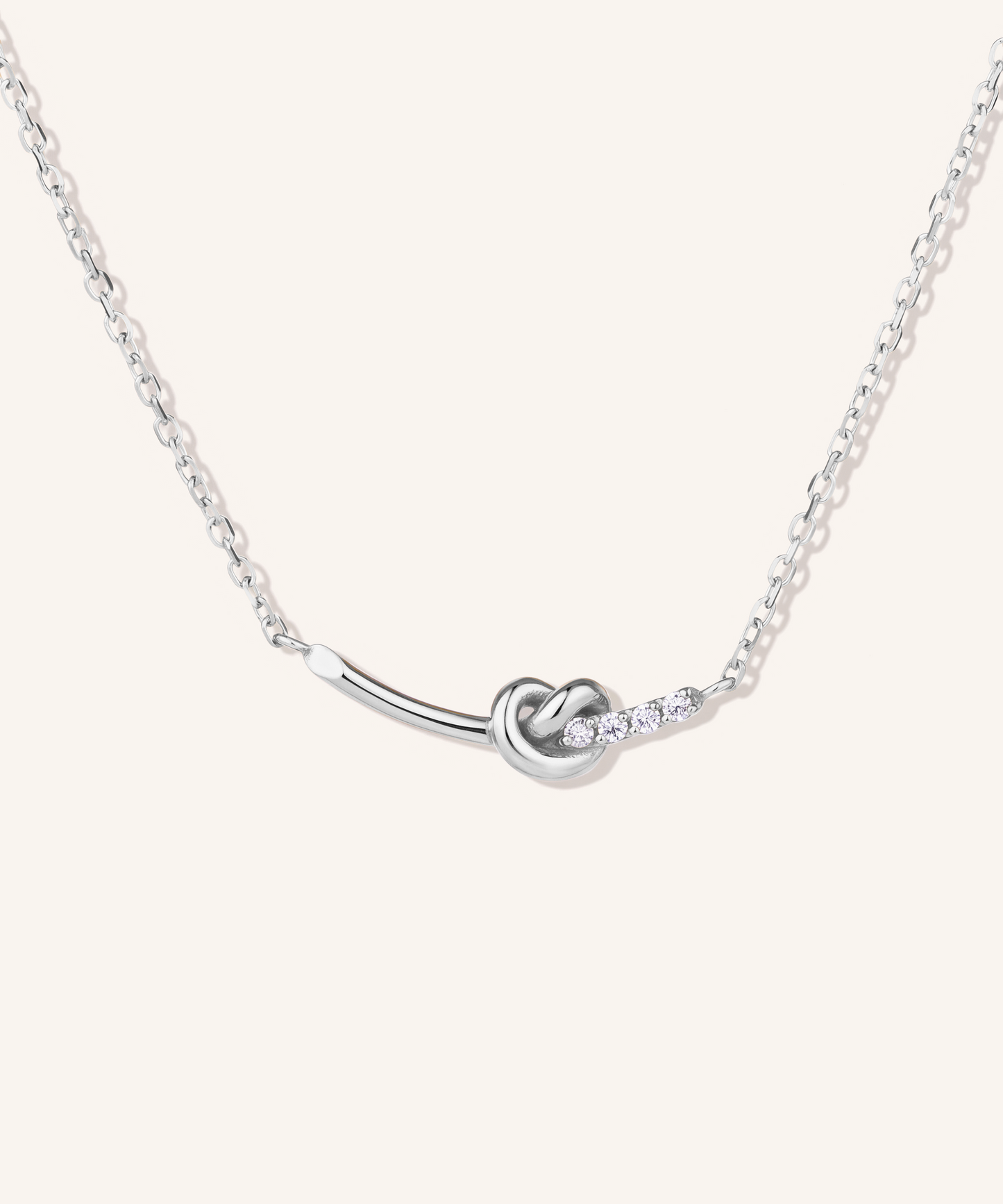 Heart Pretzel Necklace