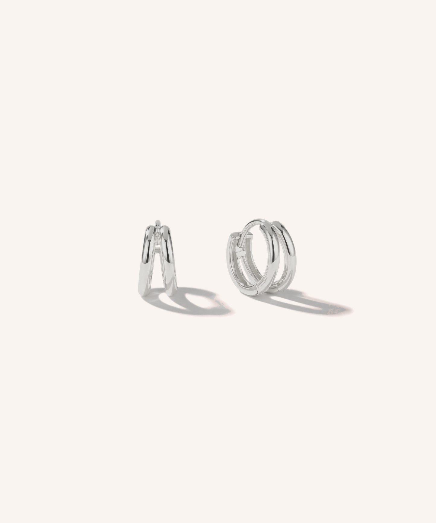 Double Loop Hoop Earrings