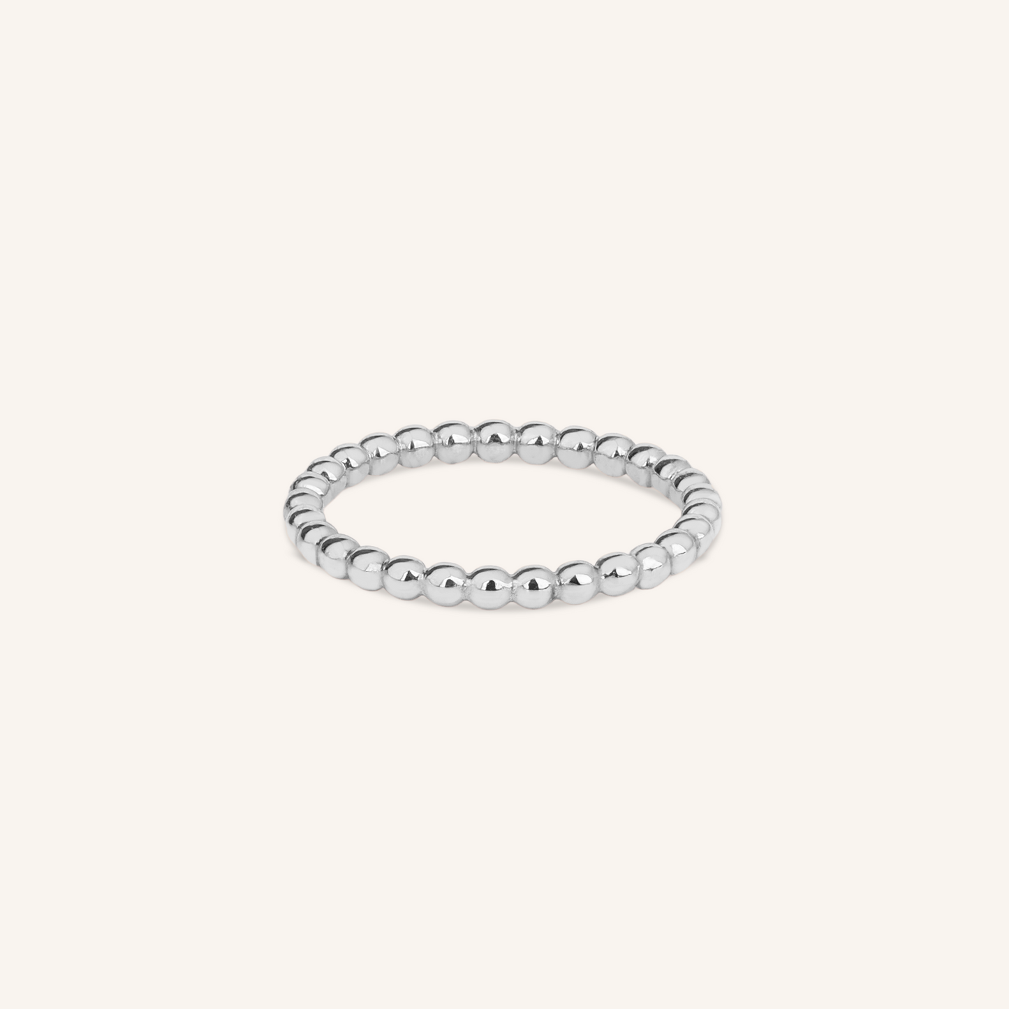 Beaded Ring, 2mm
