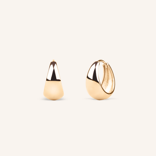 Tapered Hoop Earrings