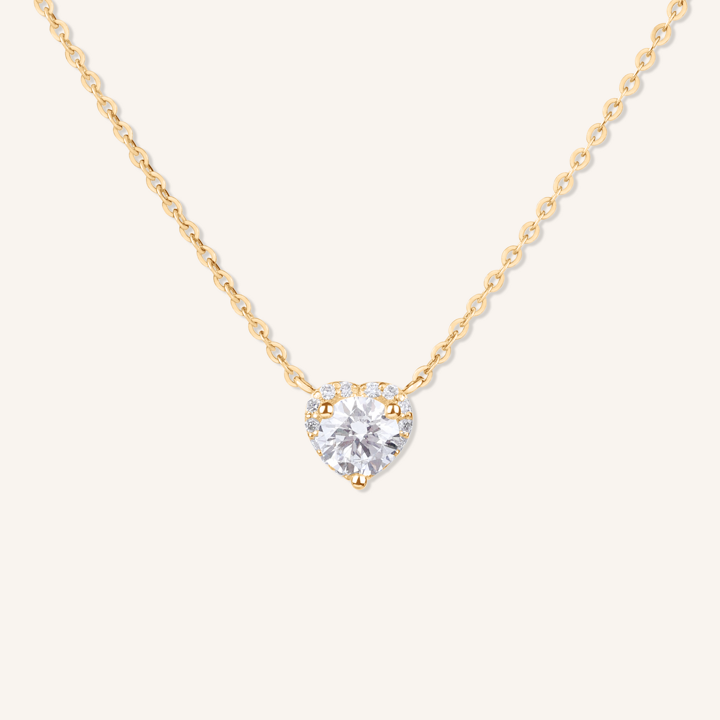 Heart Halo Necklace