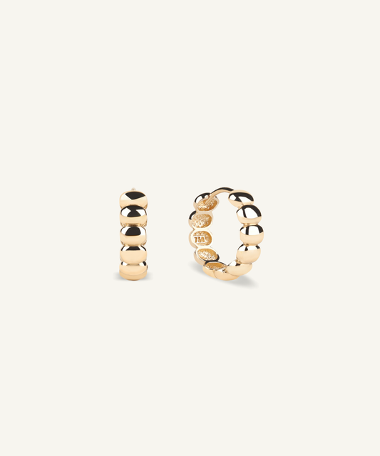 Pebble Hoop Earrings
