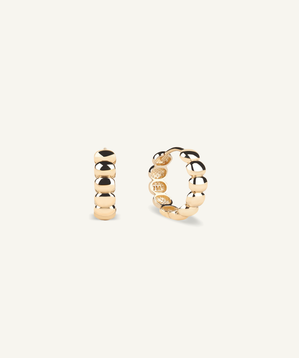 Pebble Hoop Earrings