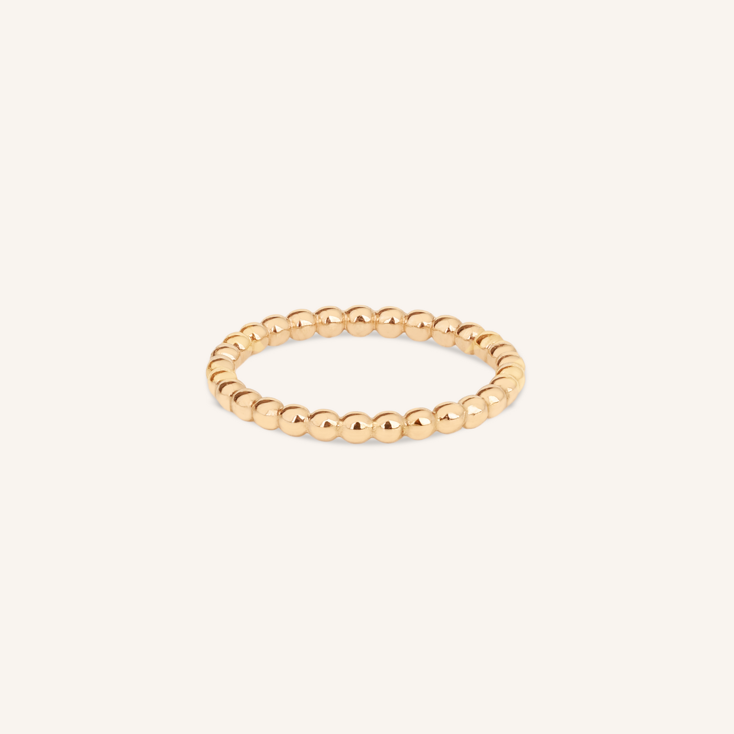 Beaded Ring, 2mm