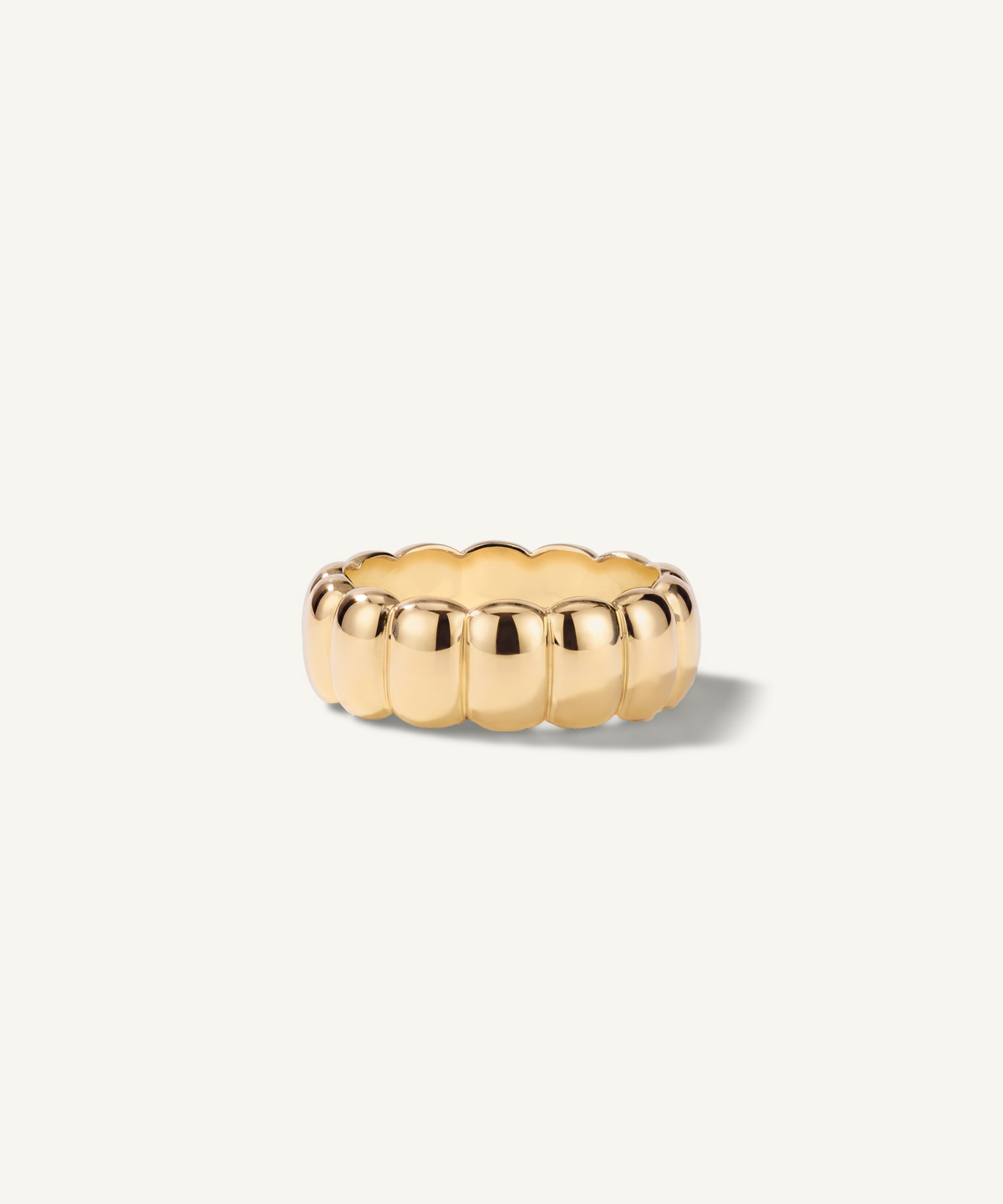 Yellow Gold | Bold Pillow Ring